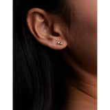 Astrid & Miyu Sunset Duo gold-plated stud earrings - British product