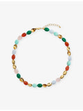 Monica Vinader Rio Bold gemstone necklace 18ct gold vermeil (British brand)