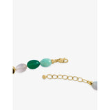Monica Vinader multi gemstone bracelet 18ct gold vermeil (British brand)
