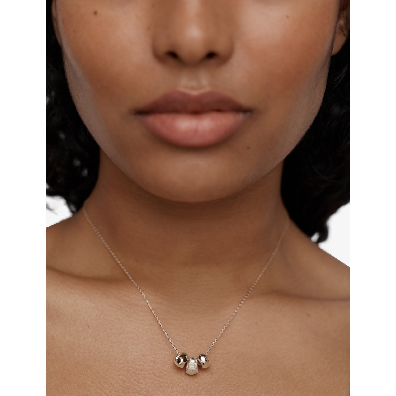 Monica Vinader sterling silver chain necklace adjustable 41-46cm (British brand)
