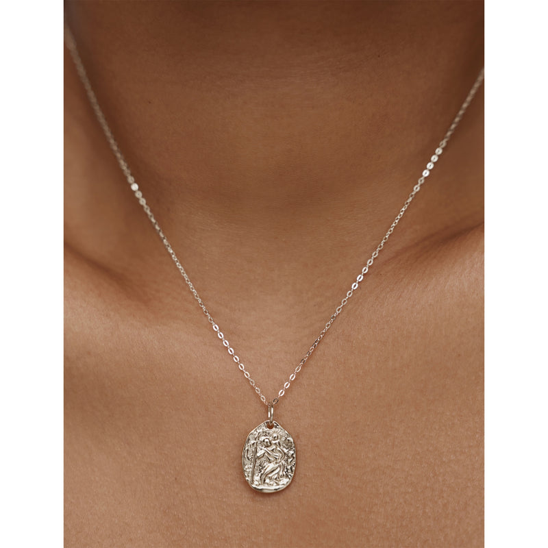 Monica Vinader sterling-silver pendant necklace adjustable chain (British brand)