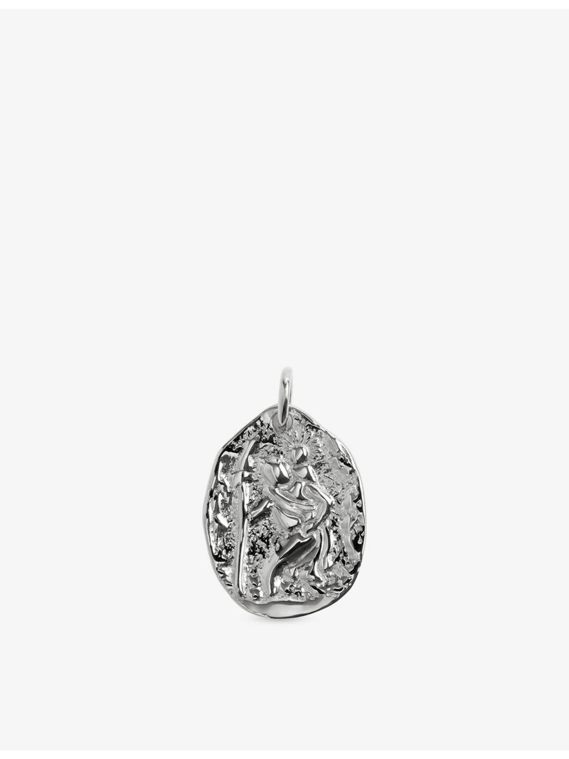 Monica Vinader St Christopher sterling silver pendant (British brand)