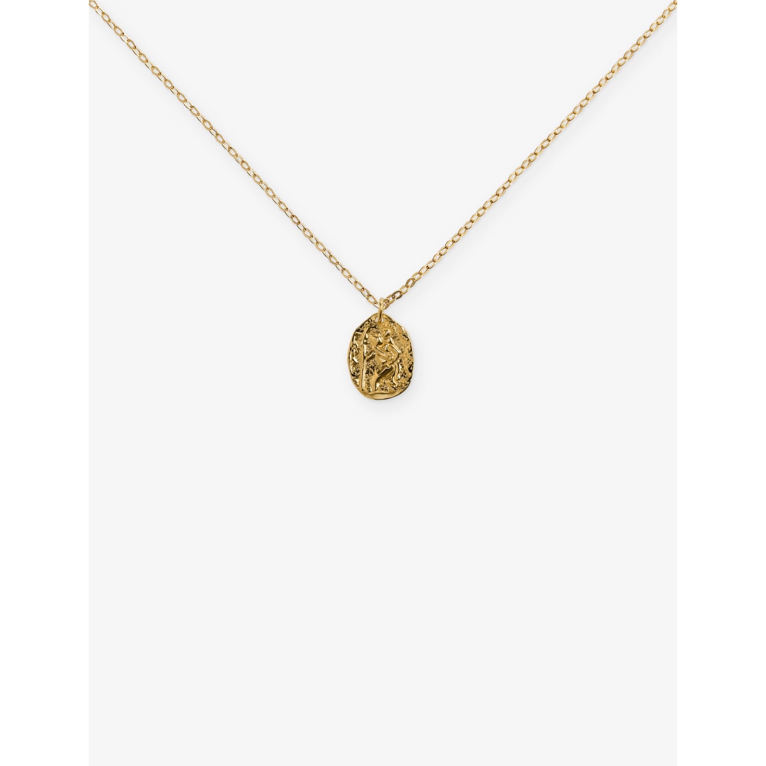 Monica Vinader Combinations 18ct yellow-gold vermeil pendant necklace, imported from the UK