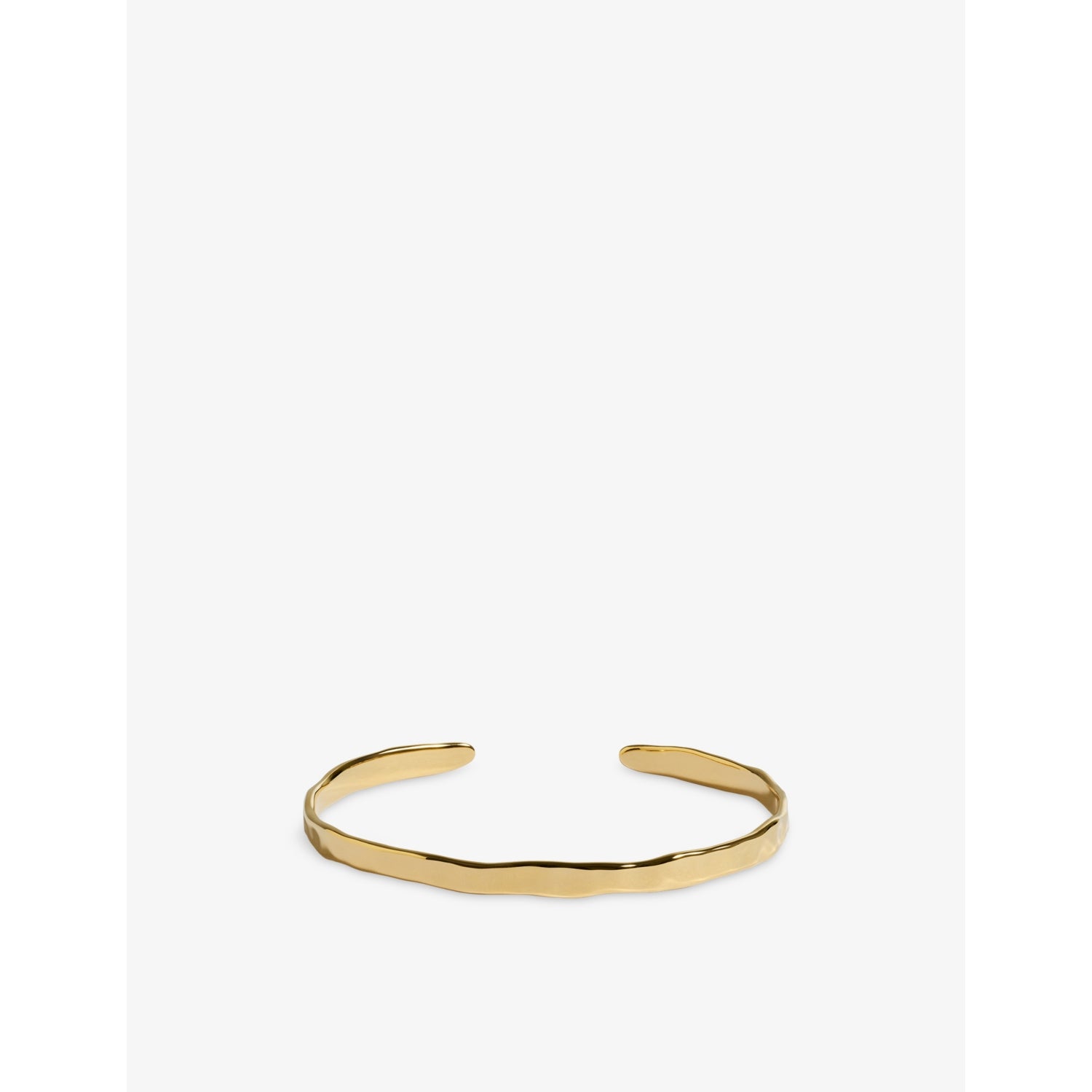 Siren Muse Slim 18ct Yellow-Gold Vermeil Bracelet Cuff - S