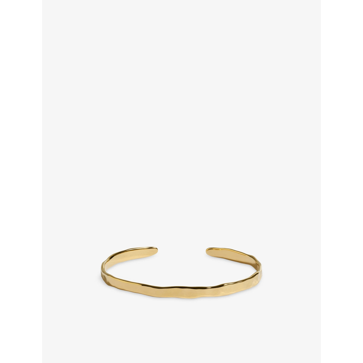 Siren Muse Slim 18ct Yellow-Gold Vermeil Bracelet Cuff - S