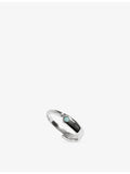 Monica Vinader sterling silver amazonite ring, UK version