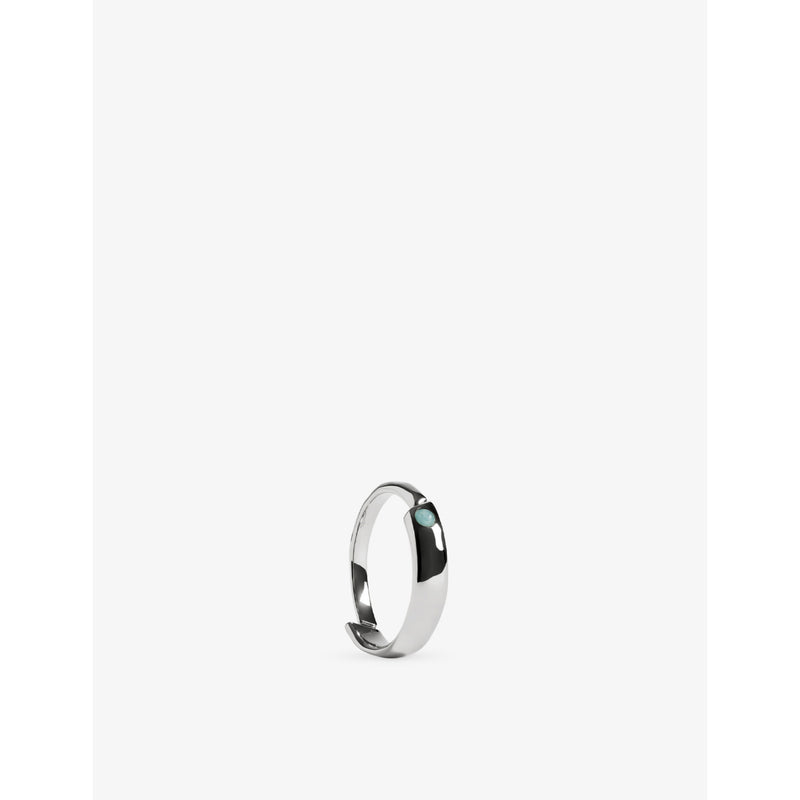 Amaia Stacking Sterling-Silver And Amazonite Ring - K
