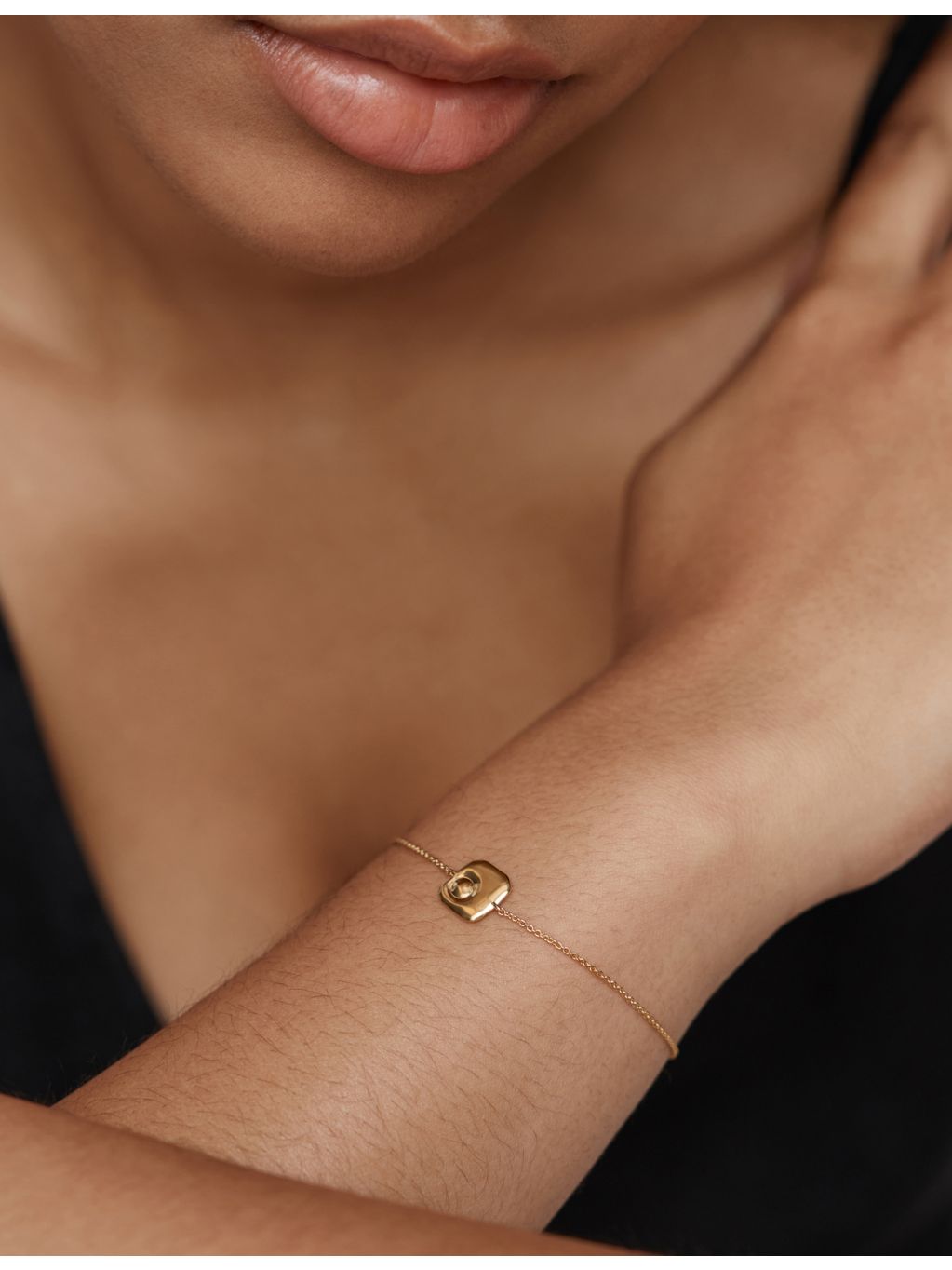 Monica Vinader Amaia 18ct yellow-gold vermeil chain bracelet (British brand)