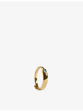 Monica Vinader amazonite stacking ring in 18ct gold vermeil, UK version