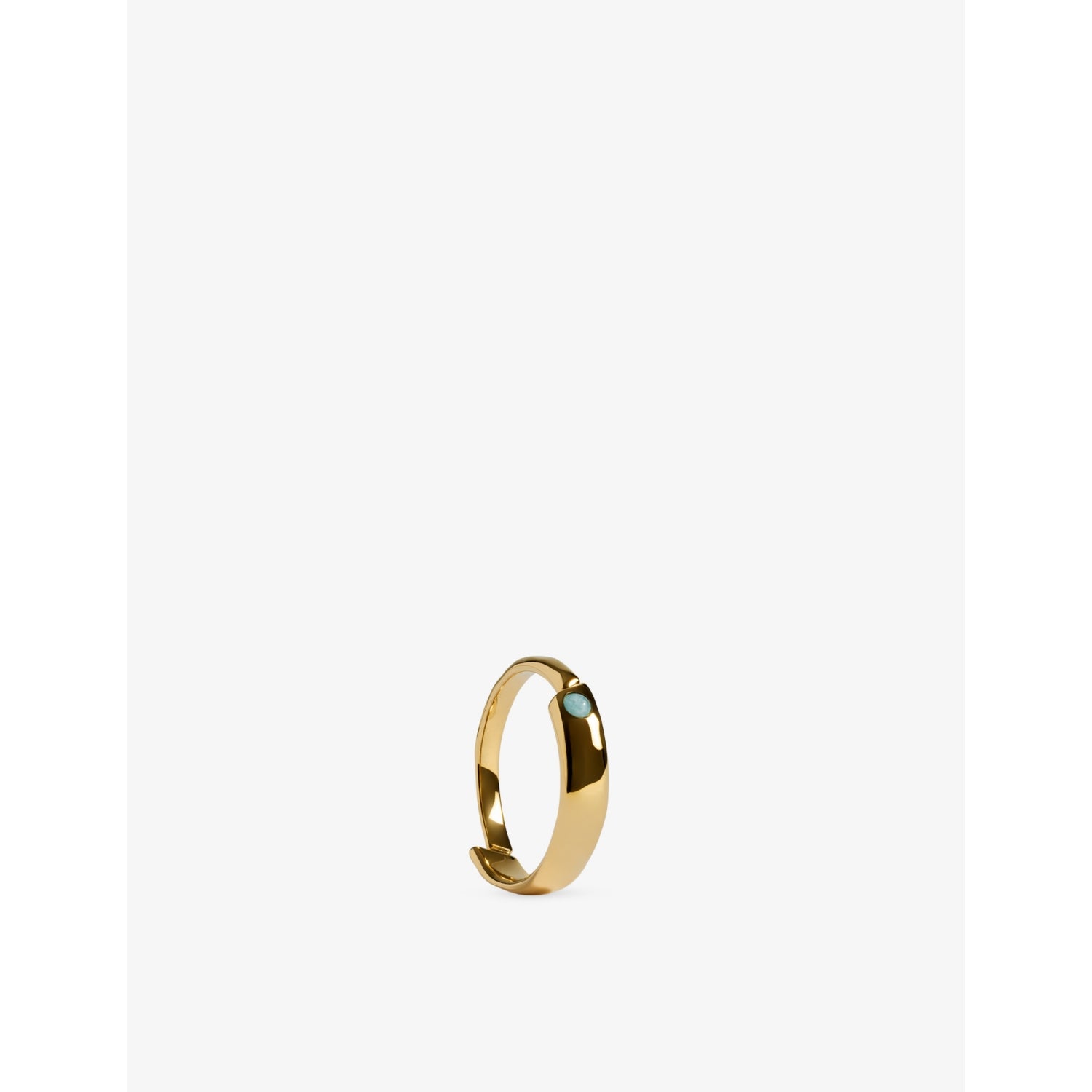 Amaia Stacking 18ct Gold Vermeil And Amazonite Ring - K
