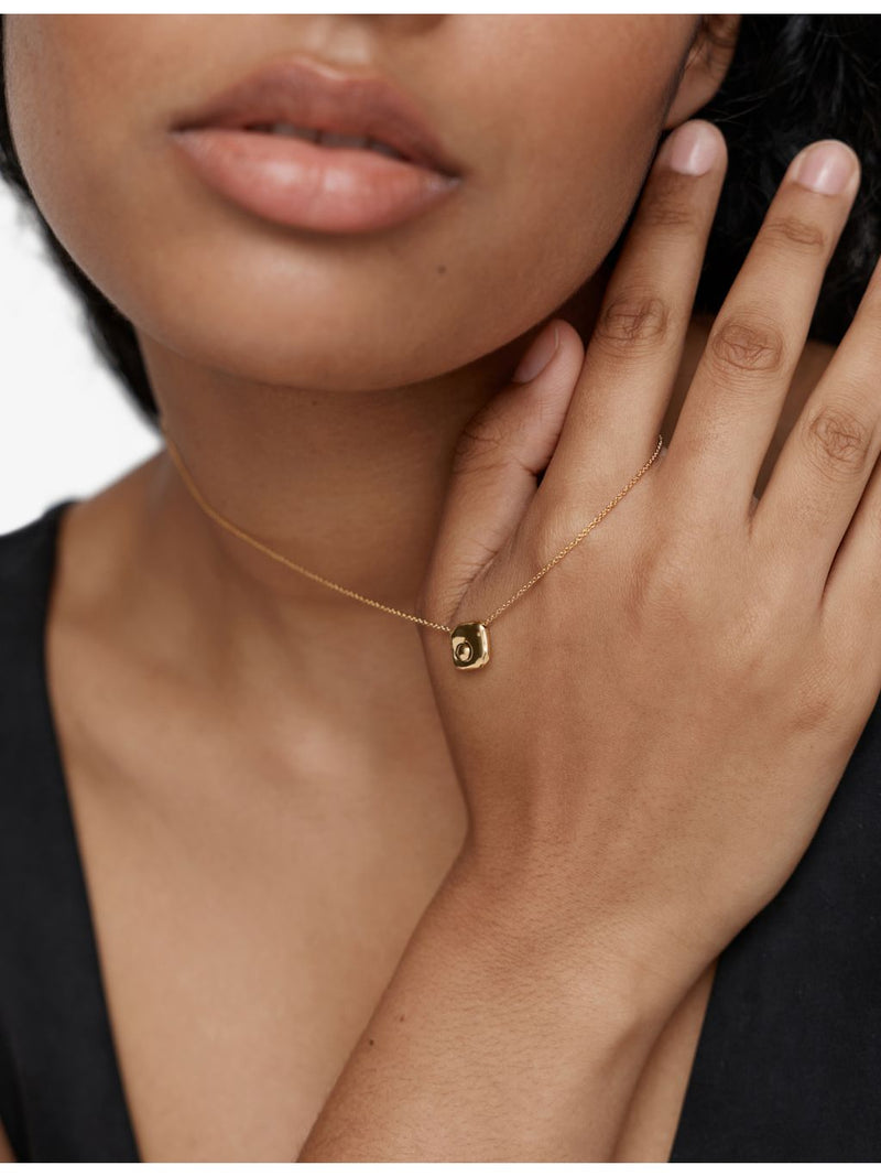 Monica Vinader Amaia 18ct yellow-gold vermeil chain necklace, UK version