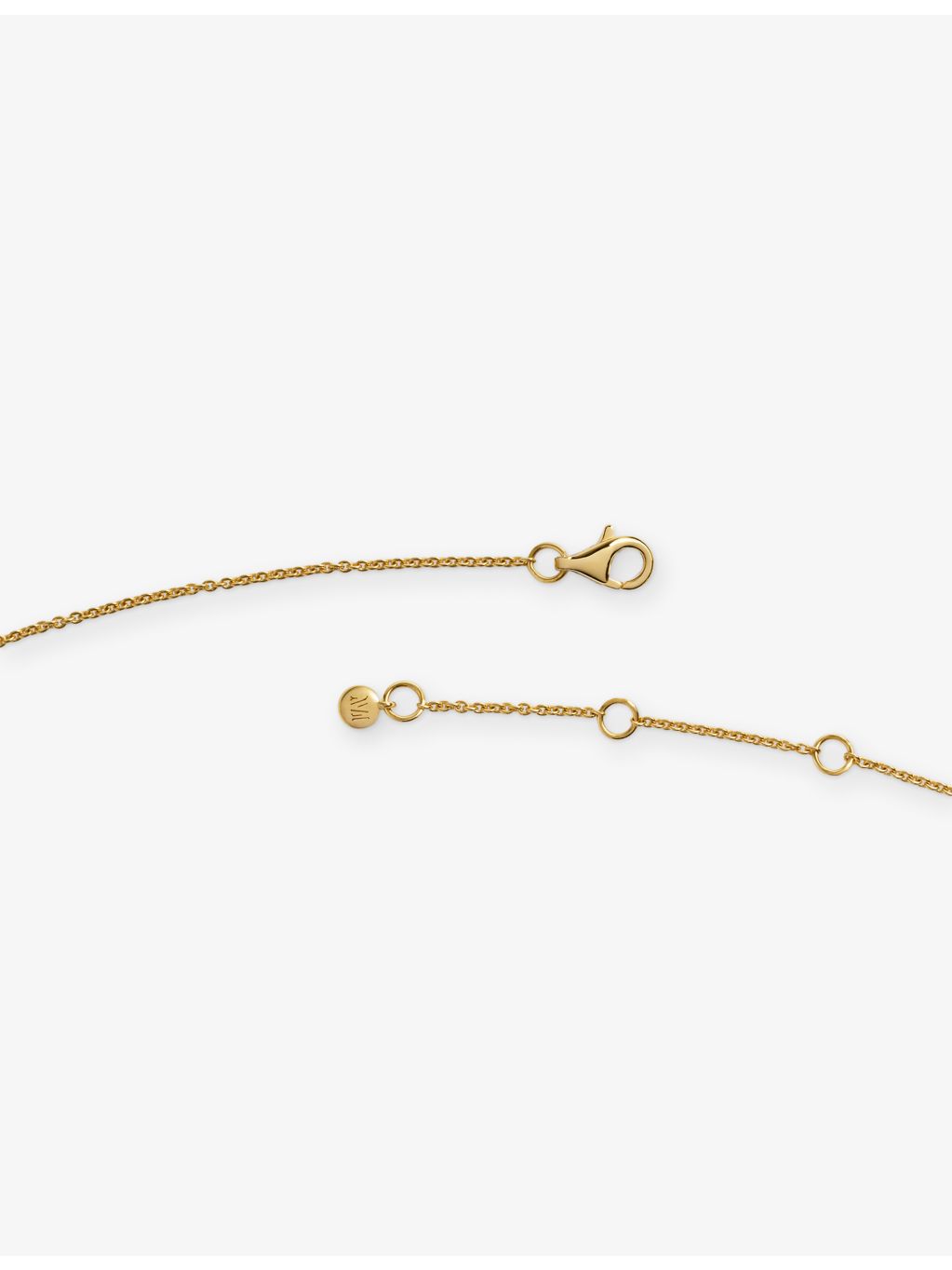 Monica Vinader Amaia 18ct yellow-gold vermeil chain necklace, UK version