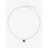 Monica Vinader tiger's eye necklace, imported from the UK
