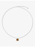 Monica Vinader tiger's eye necklace, imported from the UK