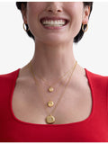 Astley Clarke Midi locket necklace 18ct gold plated sterling silver (British brand)