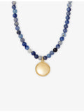 Astley Clarke Tiny Star locket, blue aventurine, imported from the UK