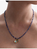 Astley Clarke Tiny Star locket, blue aventurine, imported from the UK