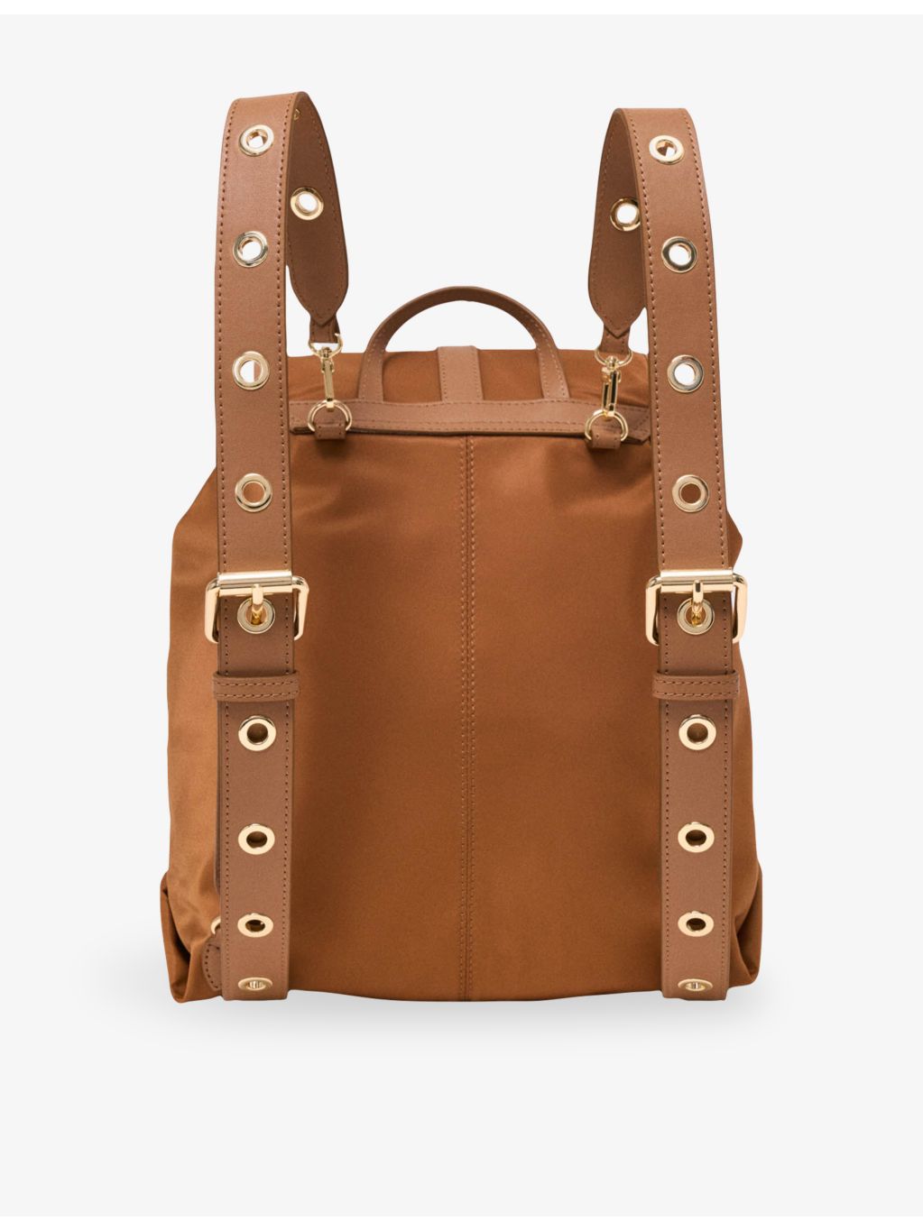 Maje eyelet-embellished nylon leather backpack - British product