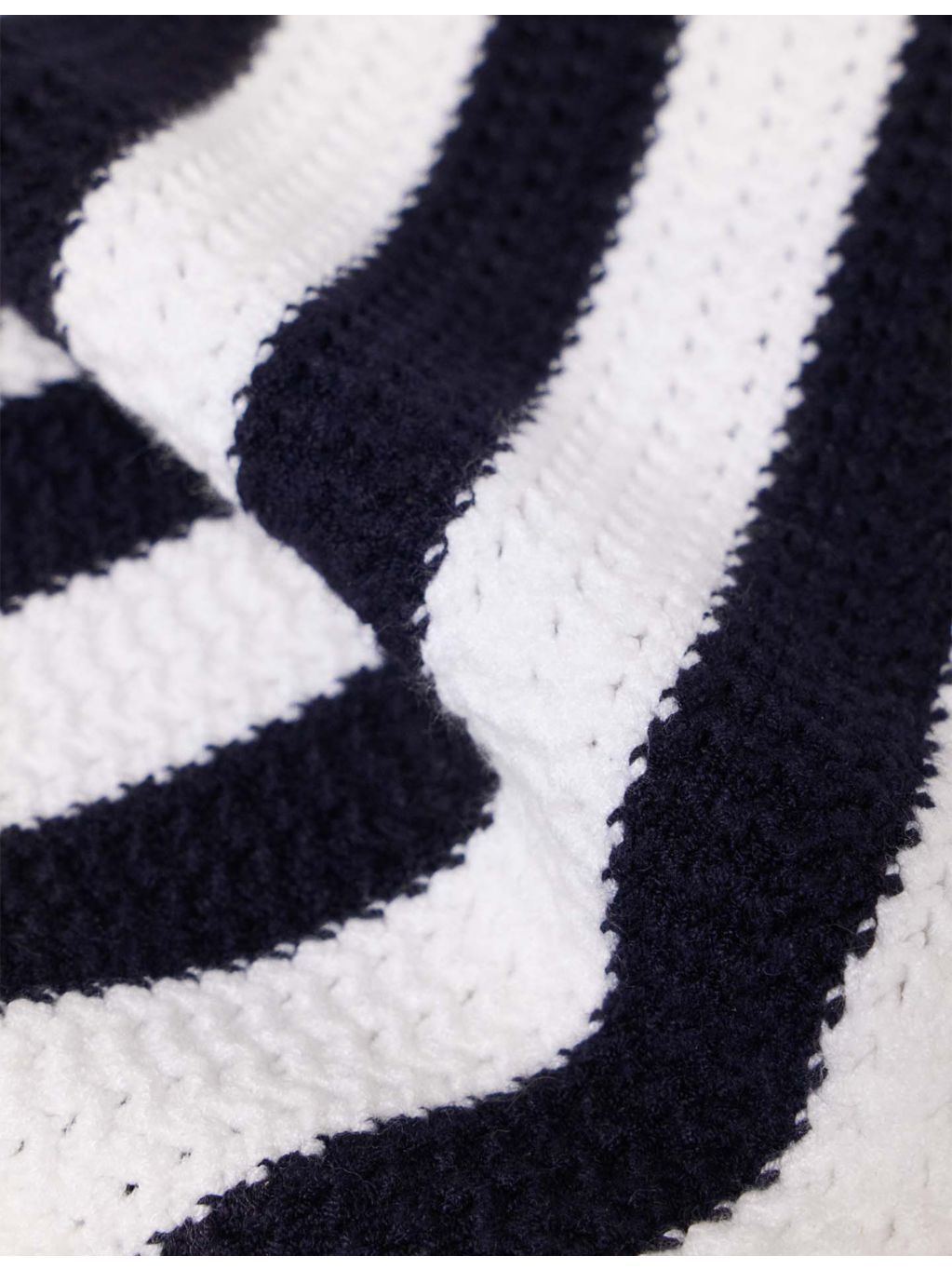 Maje striped bandana scarf 25cm x 45cm, imported from the UK