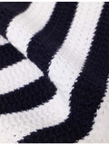 Maje striped bandana scarf 25cm x 45cm, imported from the UK