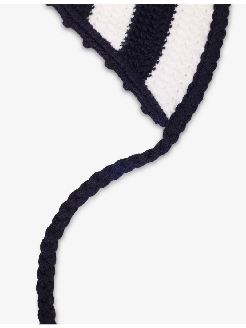 Maje striped bandana scarf 25cm x 45cm, imported from the UK