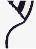 Maje striped bandana scarf 25cm x 45cm, imported from the UK
