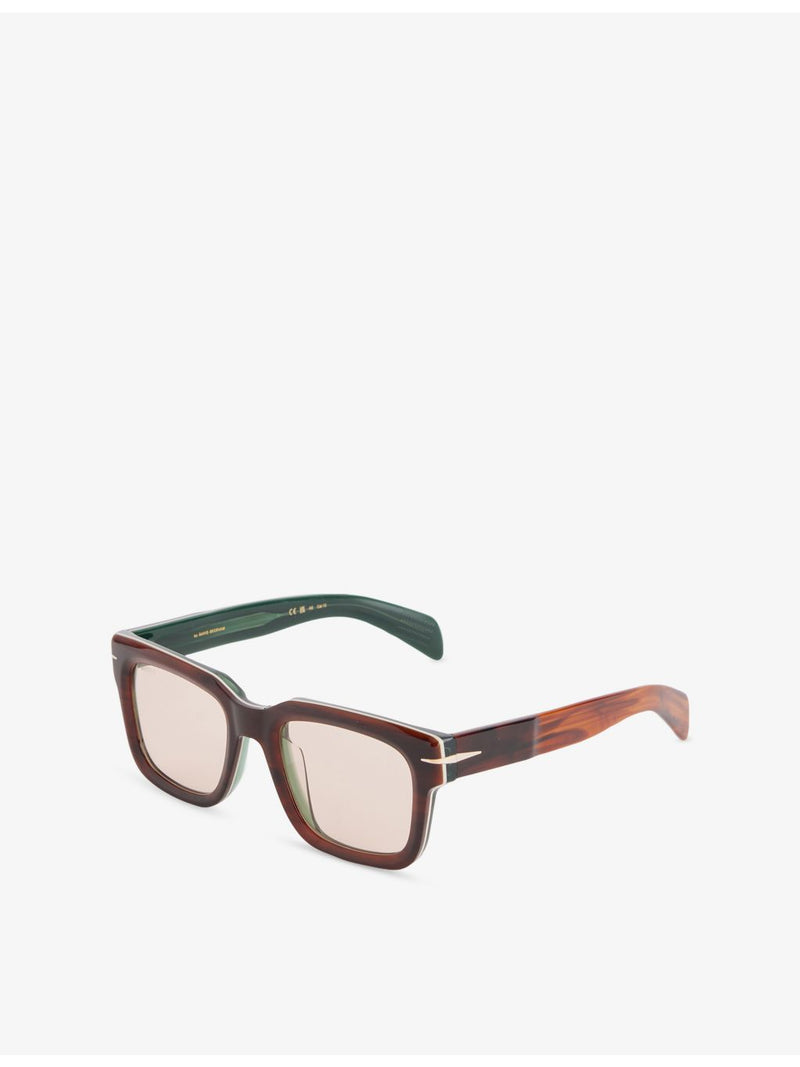 David Beckham sunglasses DB7100 square-frame acetate 52mm - British product