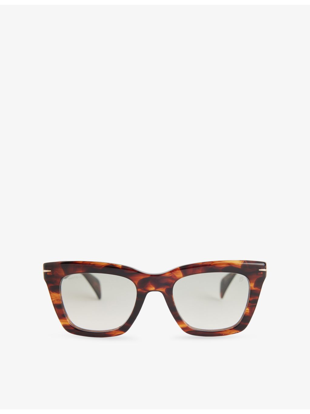 David Beckham Miami rectangle-frame acetate sunglasses (British brand)