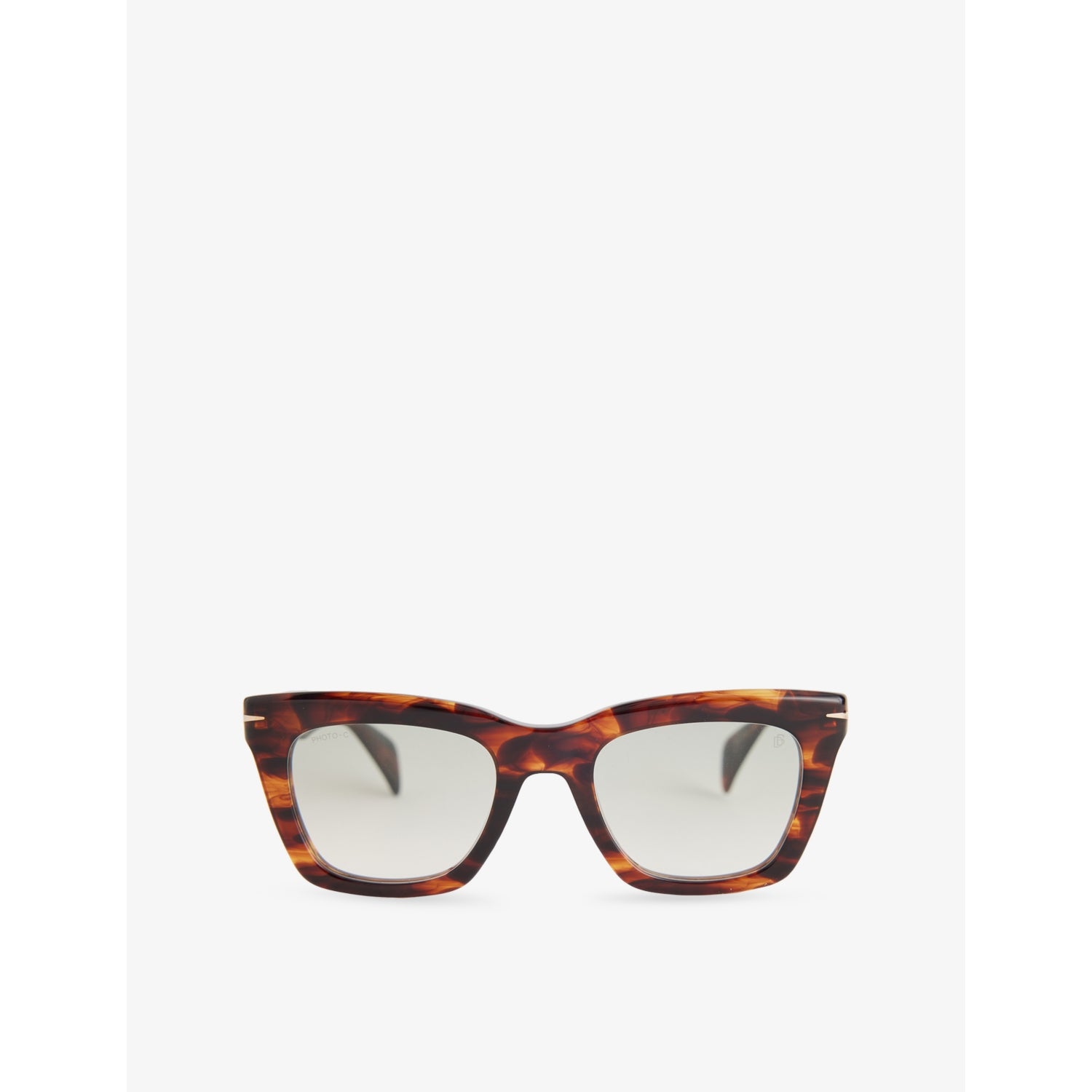 David Beckham Miami rectangle-frame acetate sunglasses (British brand)