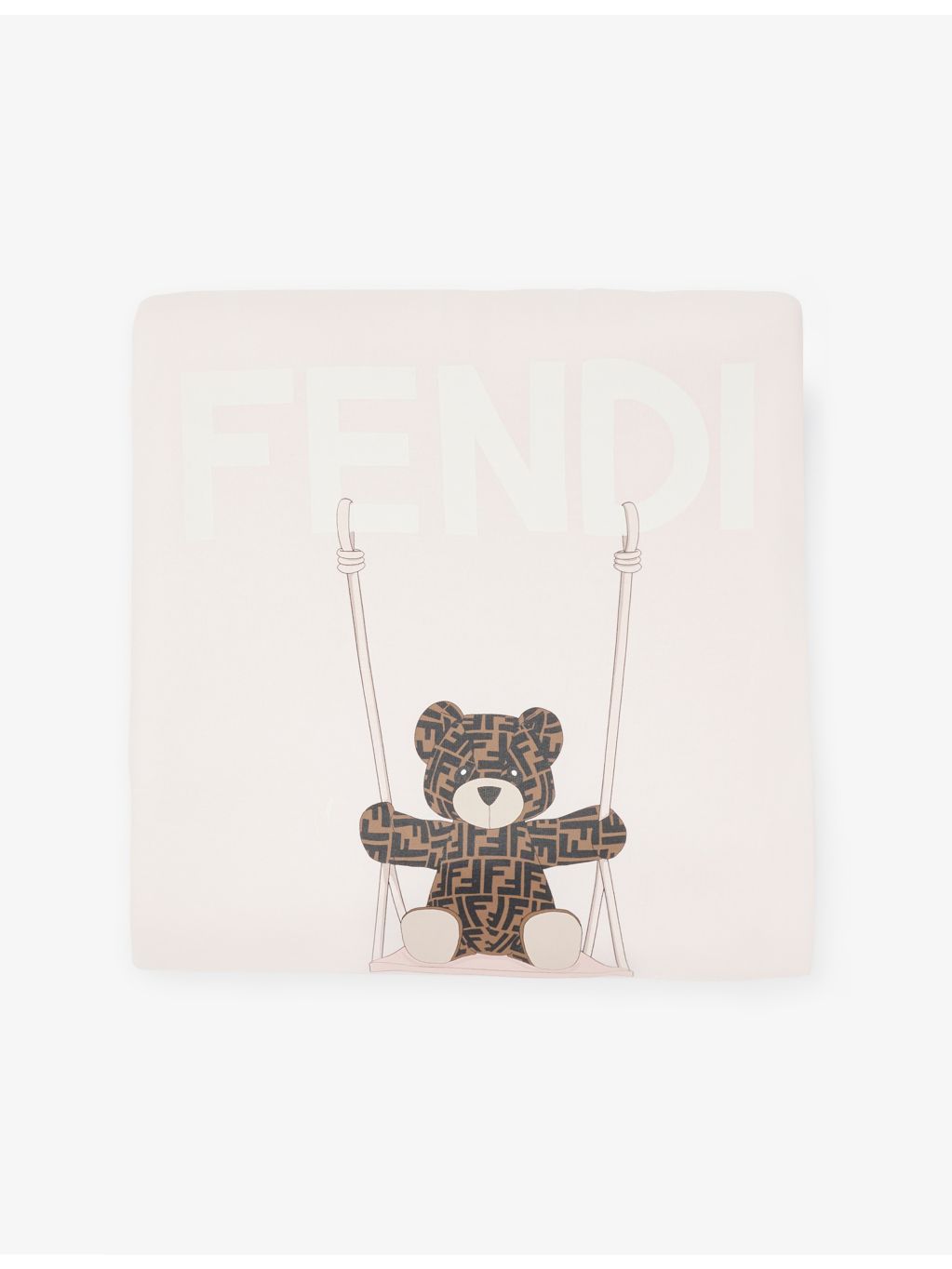Fendi baby blanket teddy embroidered 77cm, UK version