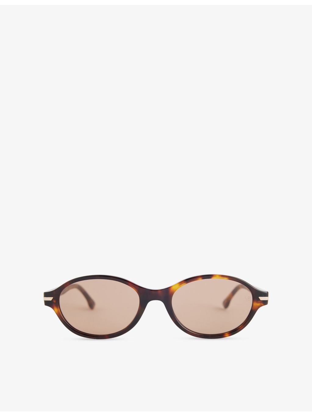 Victoria Beckham oval acetate sunglasses with tinted lenses, UK version