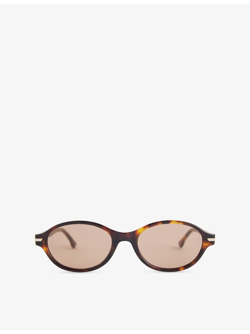 Victoria Beckham oval acetate sunglasses with tinted lenses, UK version