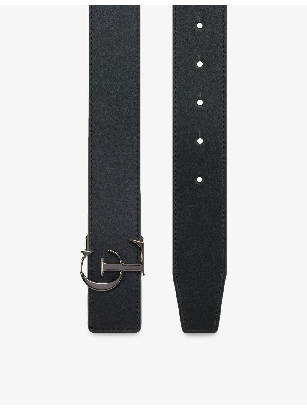 Christian Louboutin logo-buckle leather belt 3.5cm - British product