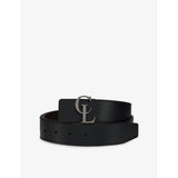 CL logo-buckle leather belt - 30