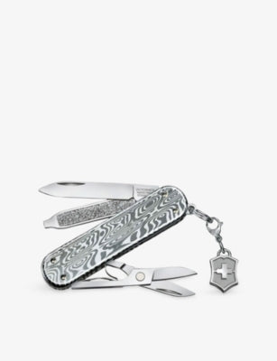 Swiss Army Knife Classic SD Brilliant Damast pocket knife, UK version