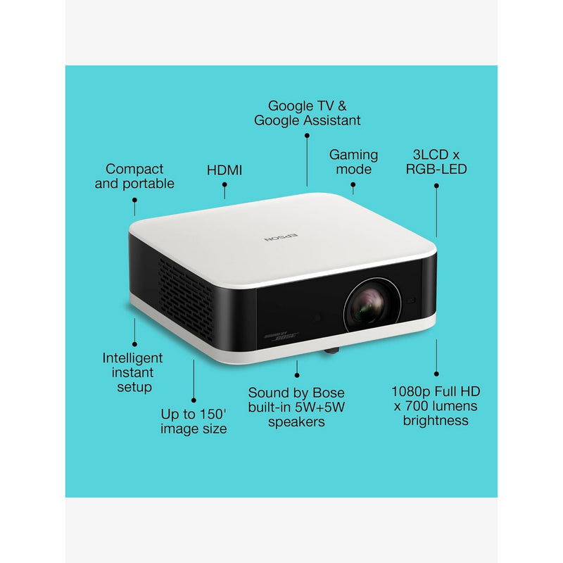 Epson EF-61W Lifestudio portable projector (British brand)