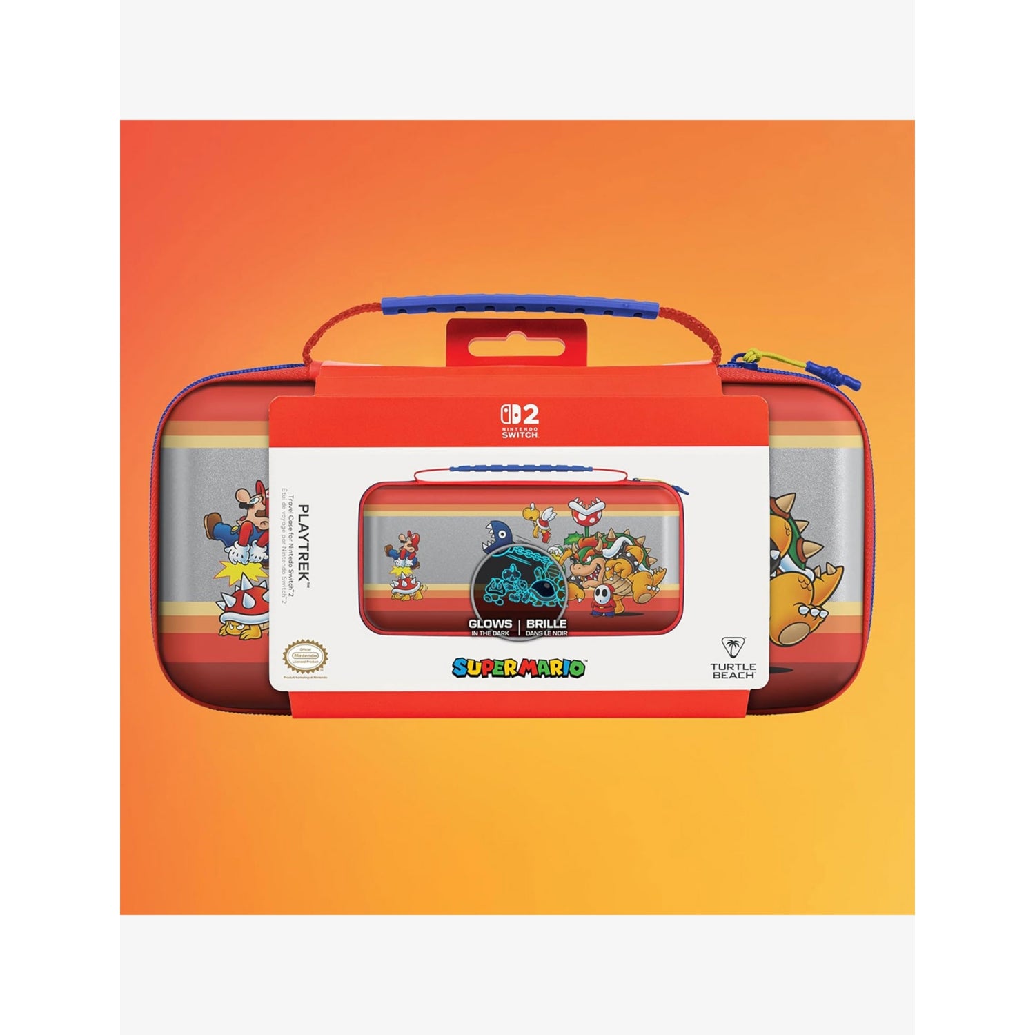 Turtle Beach PlayTrek glow-in-the-dark Koopa Troop travel case - British product