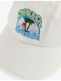 Casablanca palm tree embroidered baseball cap, UK version