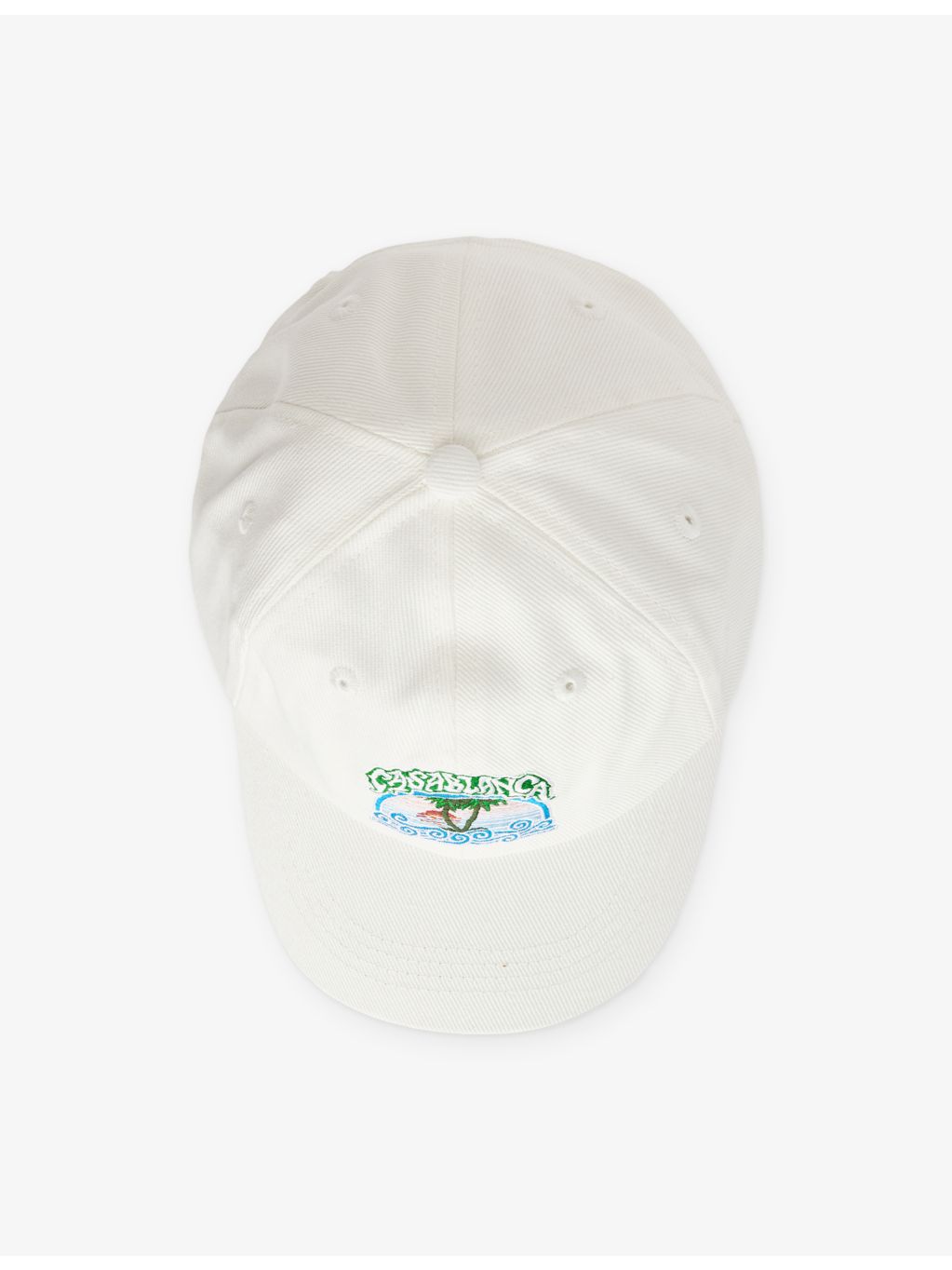 Casablanca palm tree embroidered baseball cap, UK version