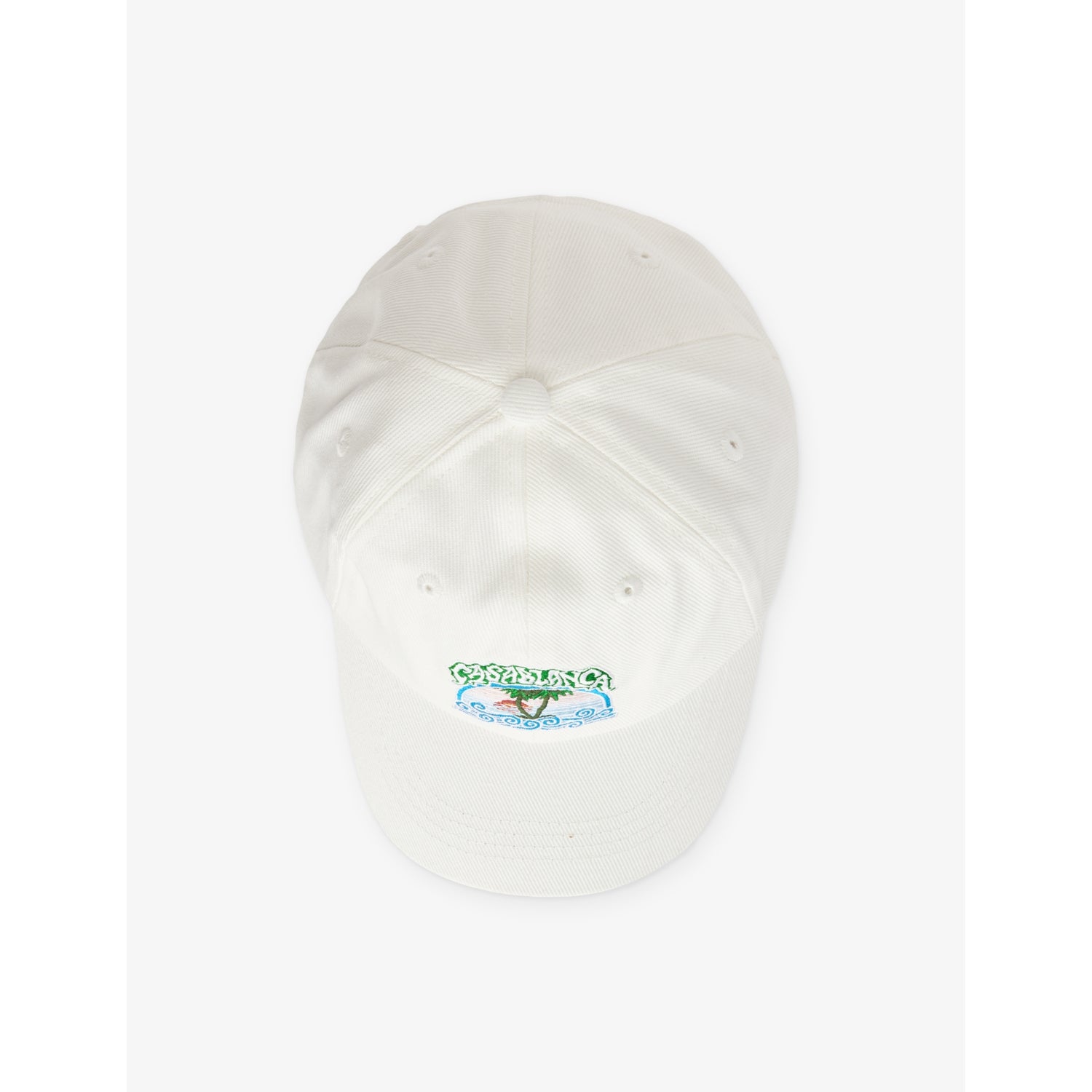 Casablanca palm tree embroidered baseball cap, UK version