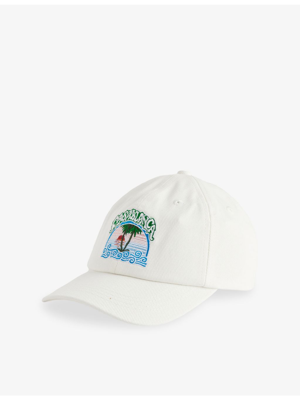 Casablanca palm tree embroidered baseball cap, UK version