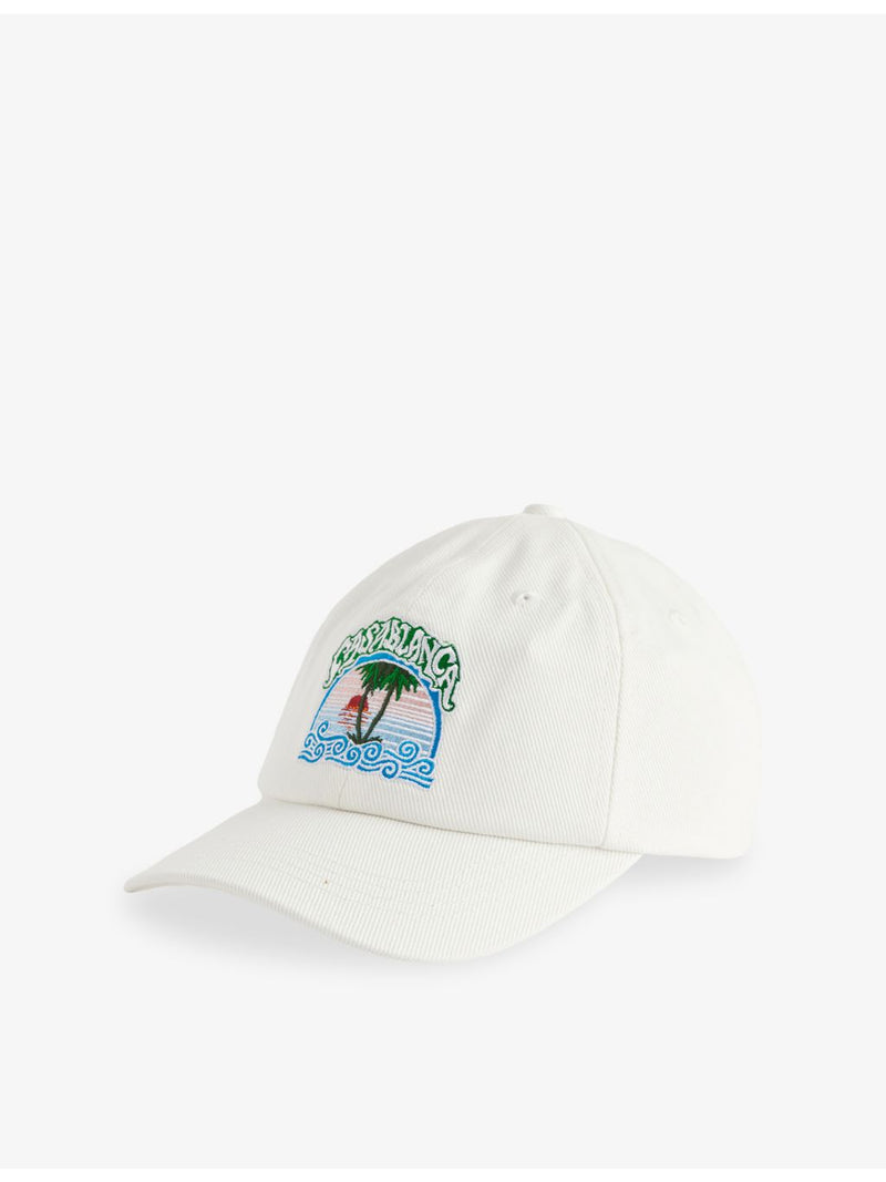 Casablanca palm tree embroidered baseball cap, UK version