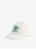 Casablanca palm tree embroidered baseball cap, UK version