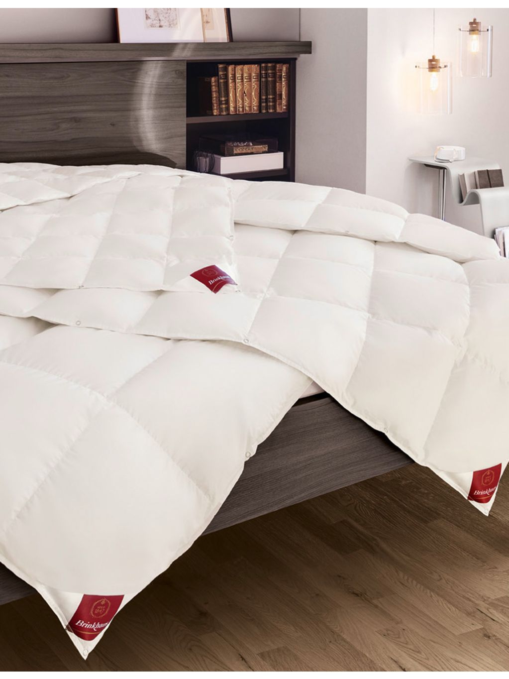 Brinkhaus 4-tog Hungarian goose down duvet (British brand)
