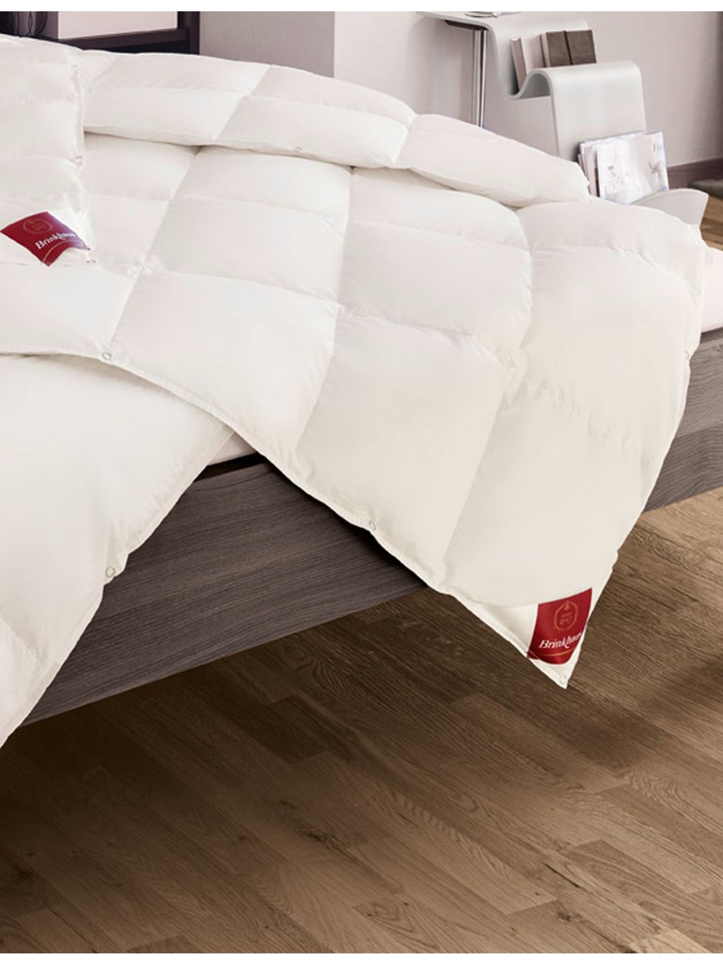 Brinkhaus Pearl 8-tog goose-down cotton duvet, UK version