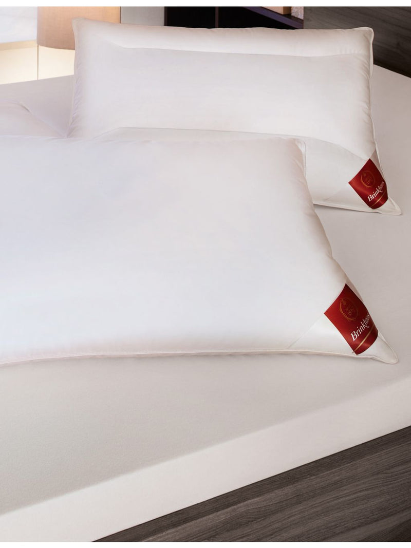 Brinkhaus Premier Hungarian goose-down pillow in Egyptian cotton - British product