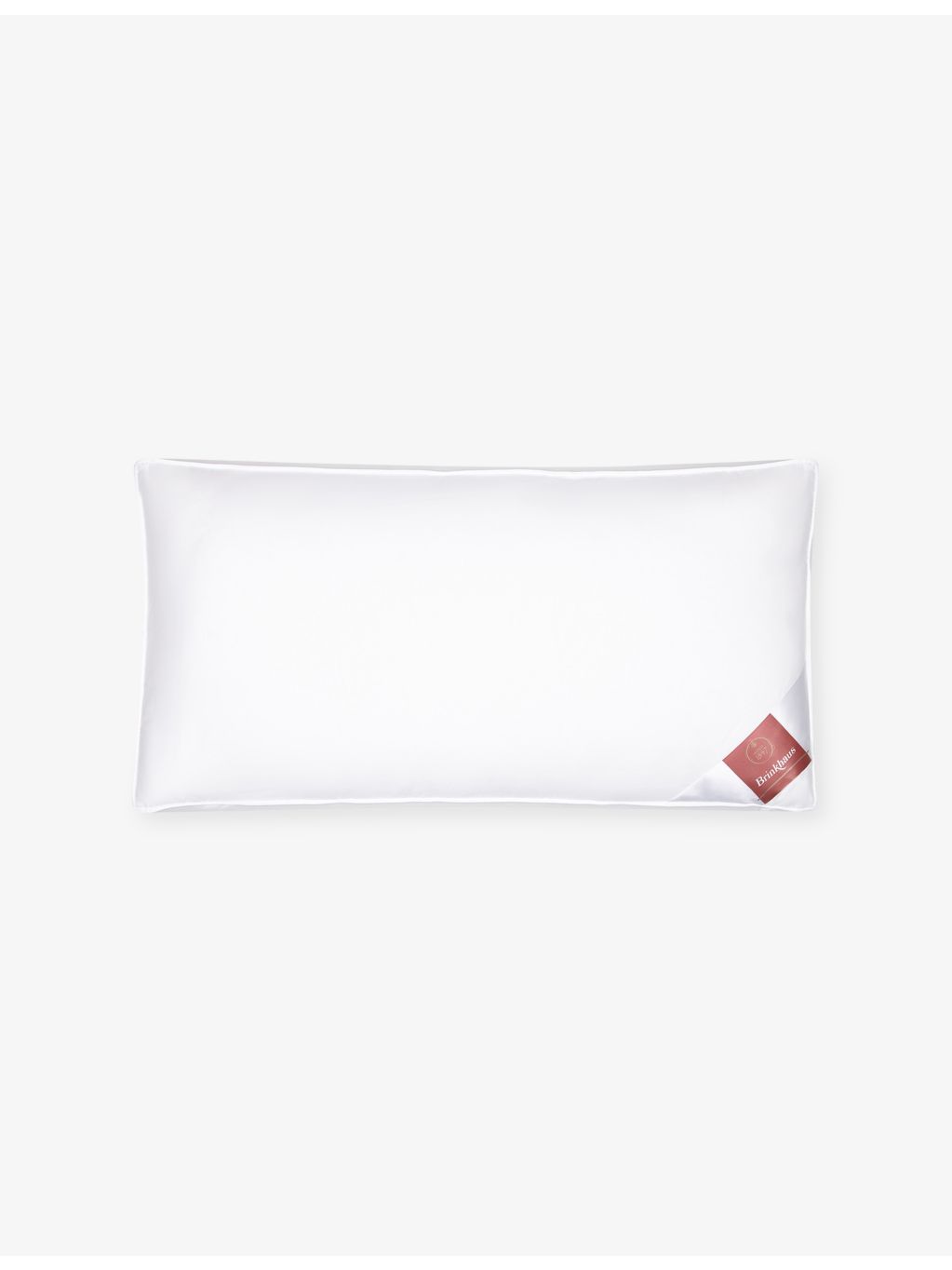 Brinkhaus Bauschi Lux baffle-edge cotton pillow, Standard 75x50cm (British brand)