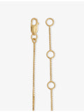 Rachel Jackson twisted T-bar bracelet 14ct gold-plated, imported from the UK