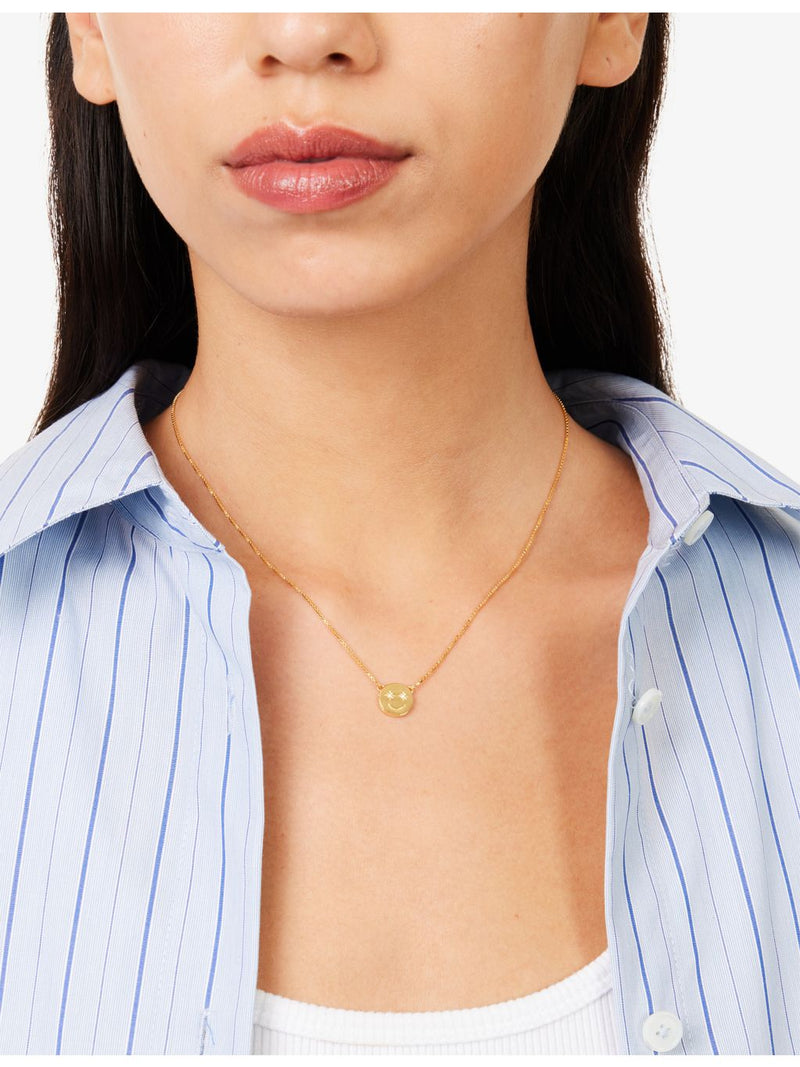 Rachel Jackson happy face pendant necklace 36-41cm - British product