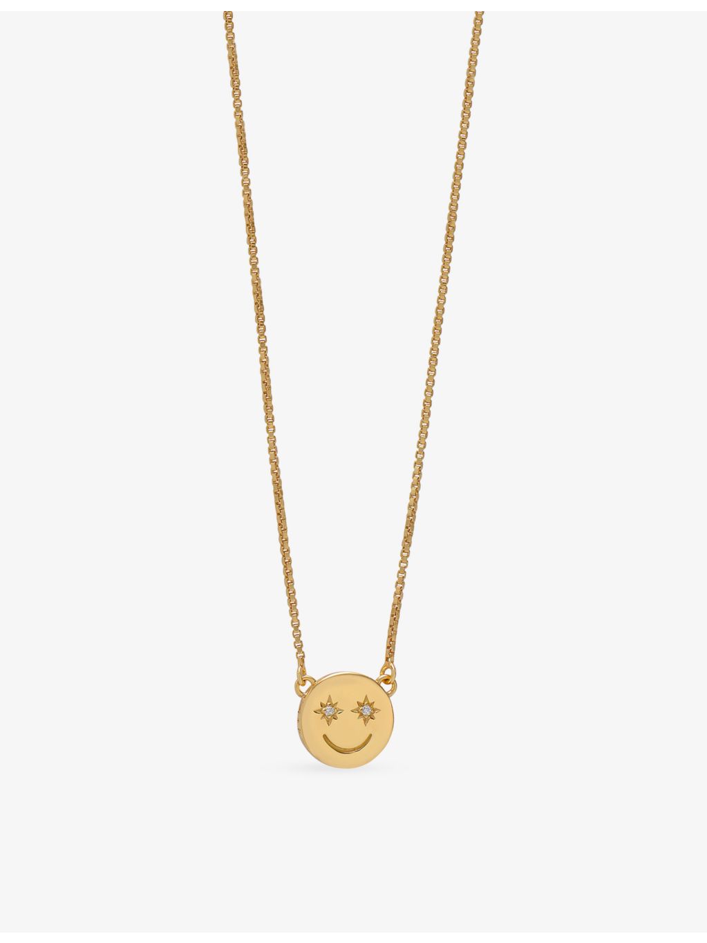 Rachel Jackson happy face pendant necklace 36-41cm - British product